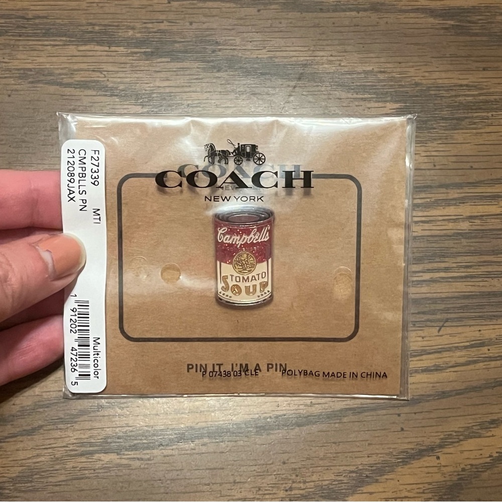 NWT Set of 3 Coach Vintage Style Pins - Picture 2 of 3